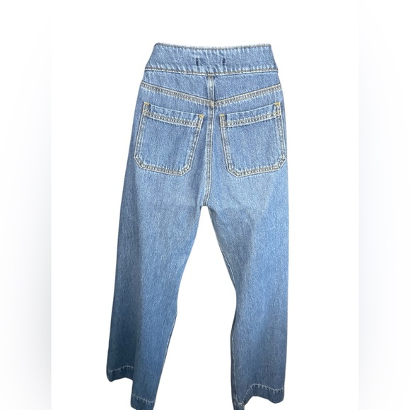 LOFT women’s The Wide Leg denim jeans sz 27/4 preloved in excellent condition - Picture 3 of 6